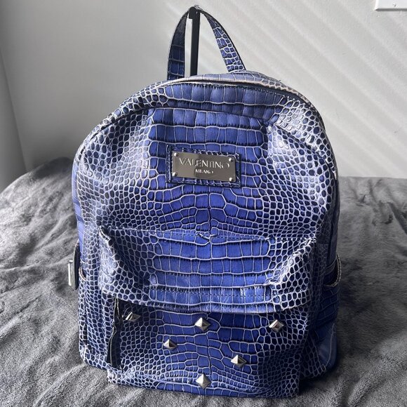 Mario Valentino Backpack in‎ Blue main image 8